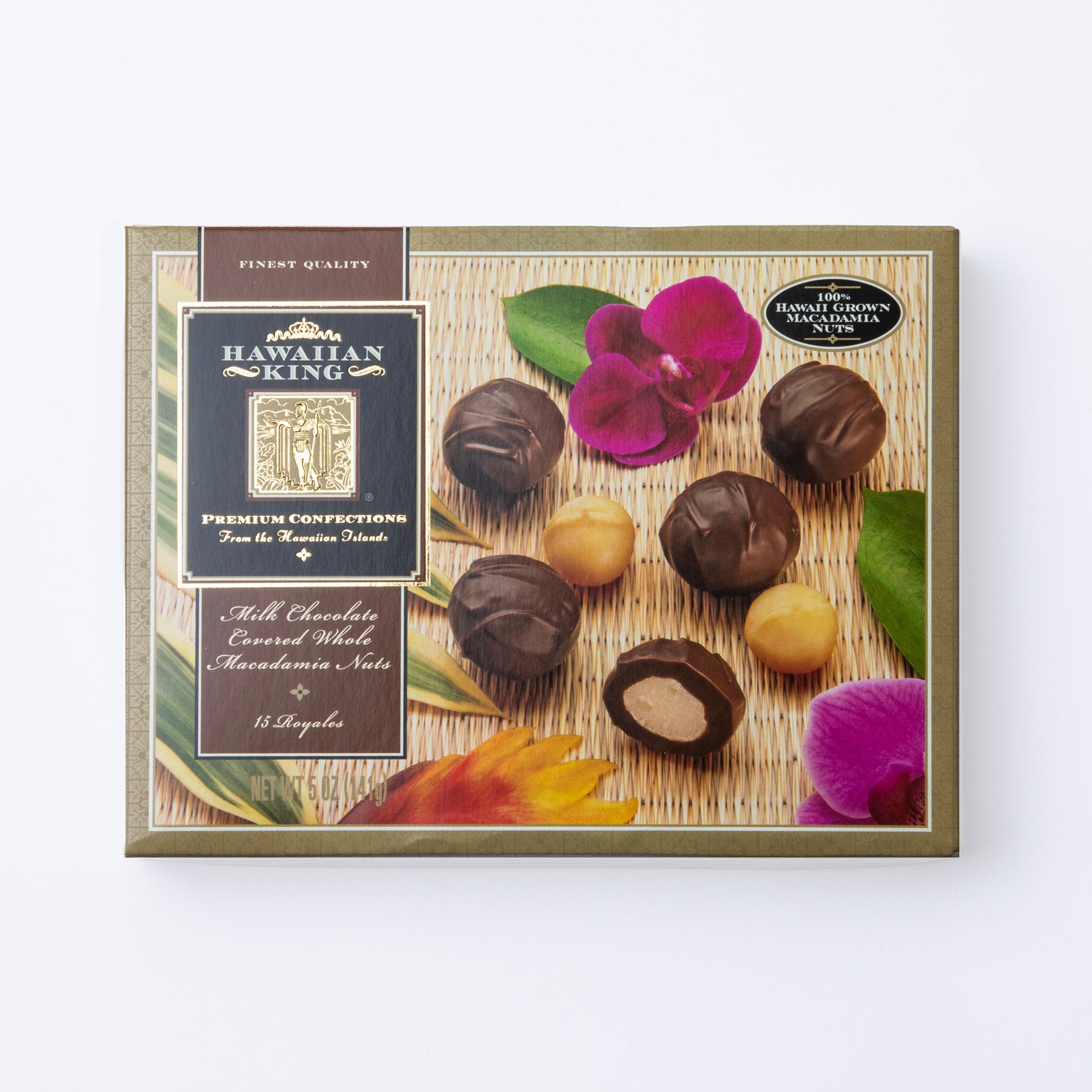 MILK CHOCOLATE WHOLE MACADAMIA NUTS 15 PC