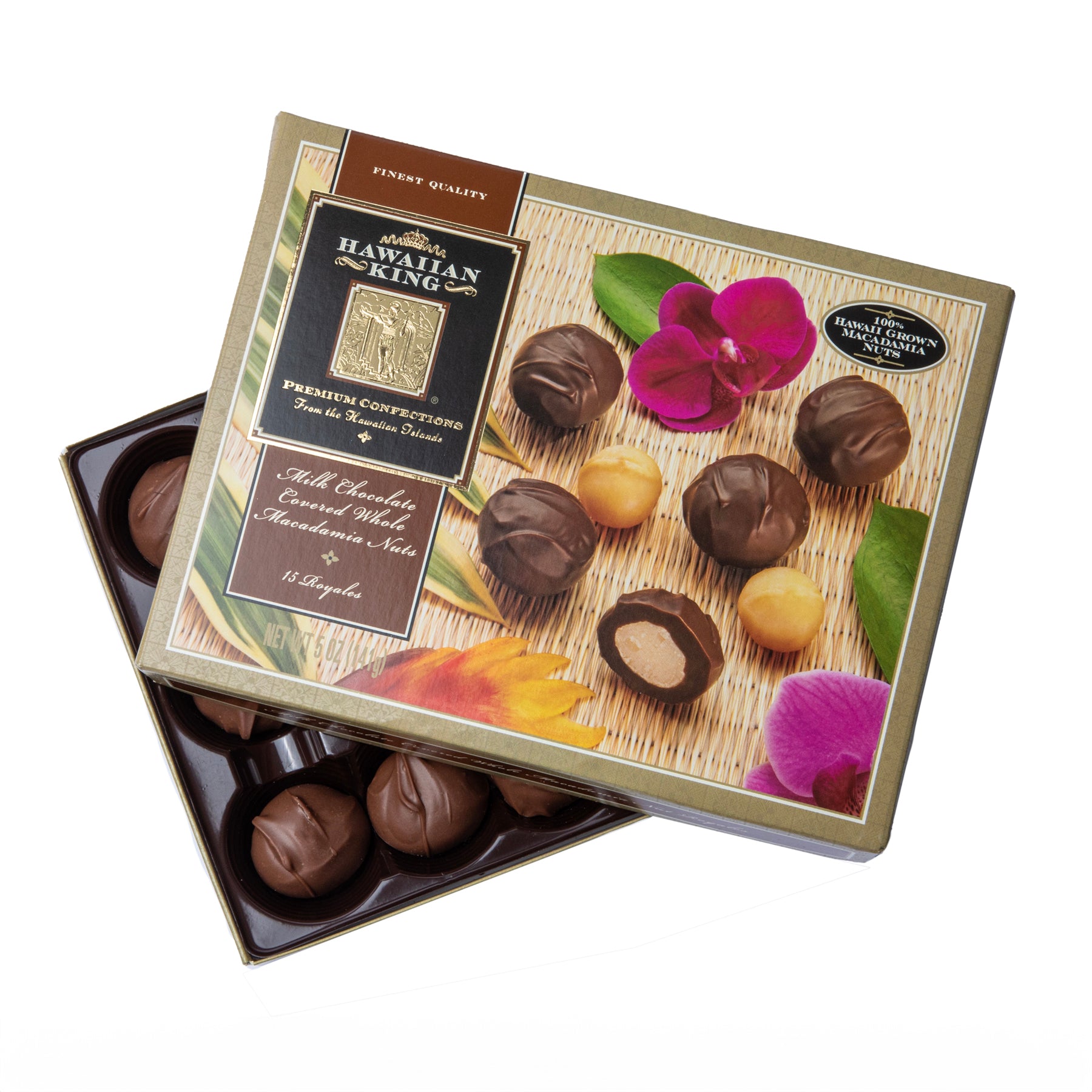 MILK CHOCOLATE WHOLE MACADAMIA NUTS 15 PC